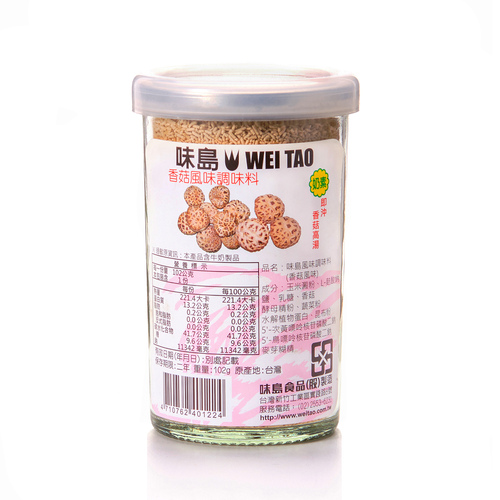 味島香菇風調料102g(瓶裝)產品圖